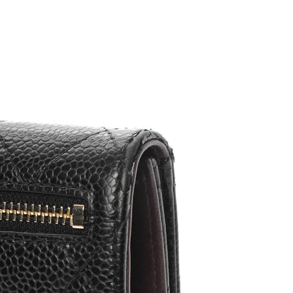 Chanel Caviar Quilted Compact Flap Wallet Black 12 of 15