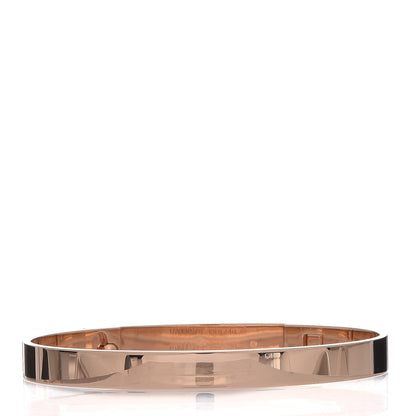 Hermes 18K Rose Gold Diamond PM Collier De Chien Bracelet SH 3 of 4