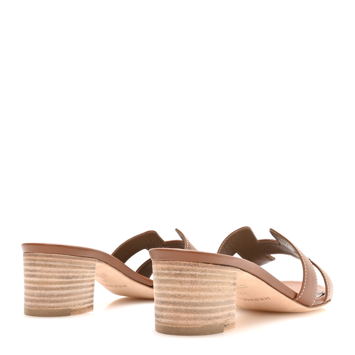 Calfskin Oasis Sandals 38 Gold