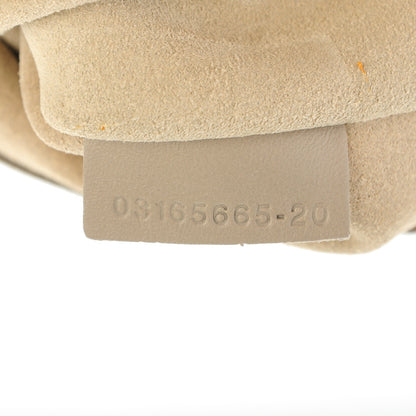Chloe Calfskin Suede Medium Faye Shoulder Bag Motty Grey 7 of 8