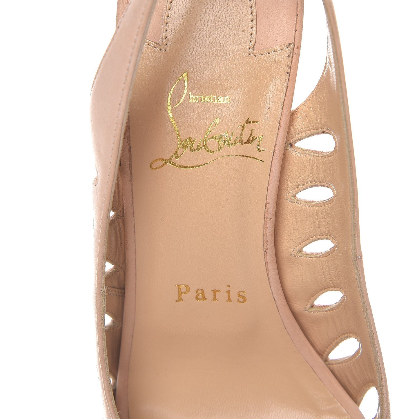 Calf Vegetale Griff Sling 120 Pumps 36 Natural Grezzo