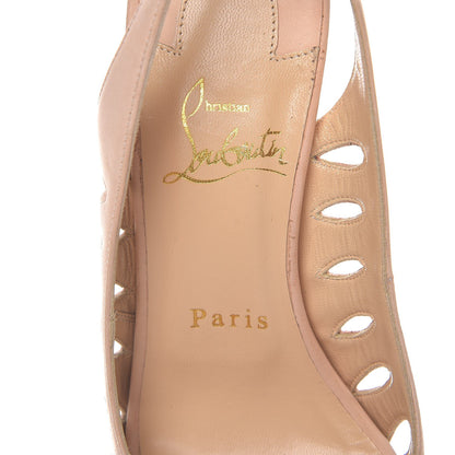 Christian Louboutin Calf Vegetale Griff Sling 120 Pumps 36 Natural Grezzo 7 of 12
