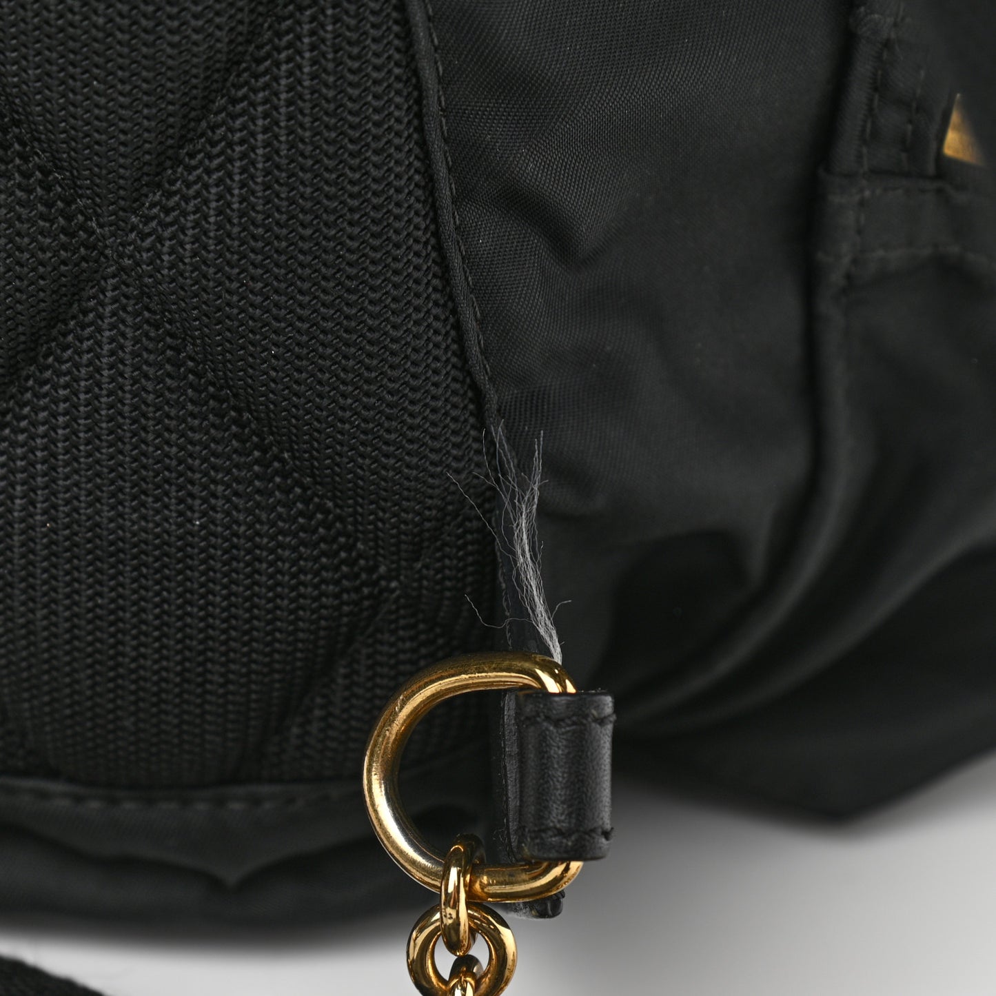 Nylon Medium Rucksack Backpack Black