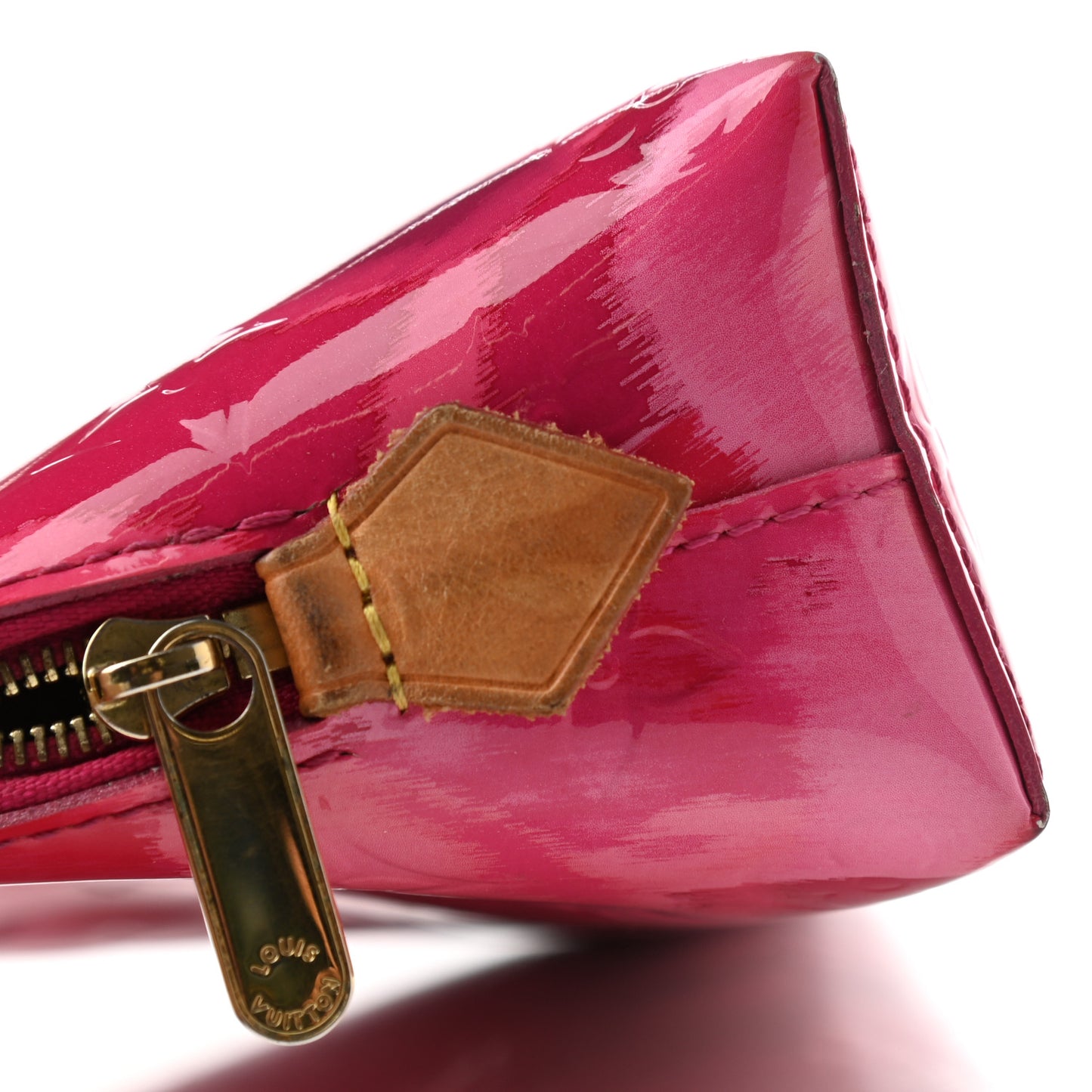 Vernis Ikat Cosmetic Pouch Rose Indien