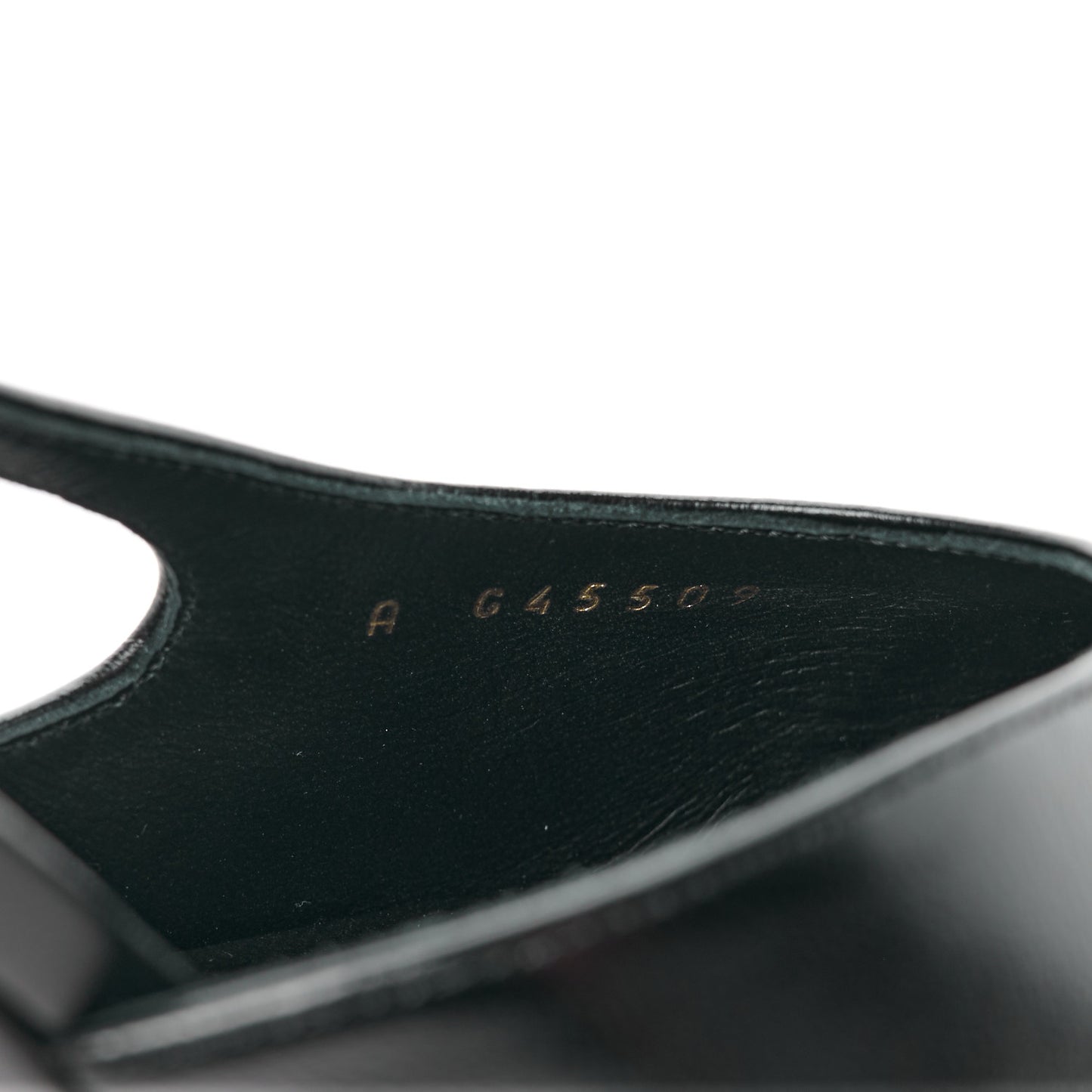 Lambskin Grosgrain Cap Toe CC Slingback Pumps 39 Black