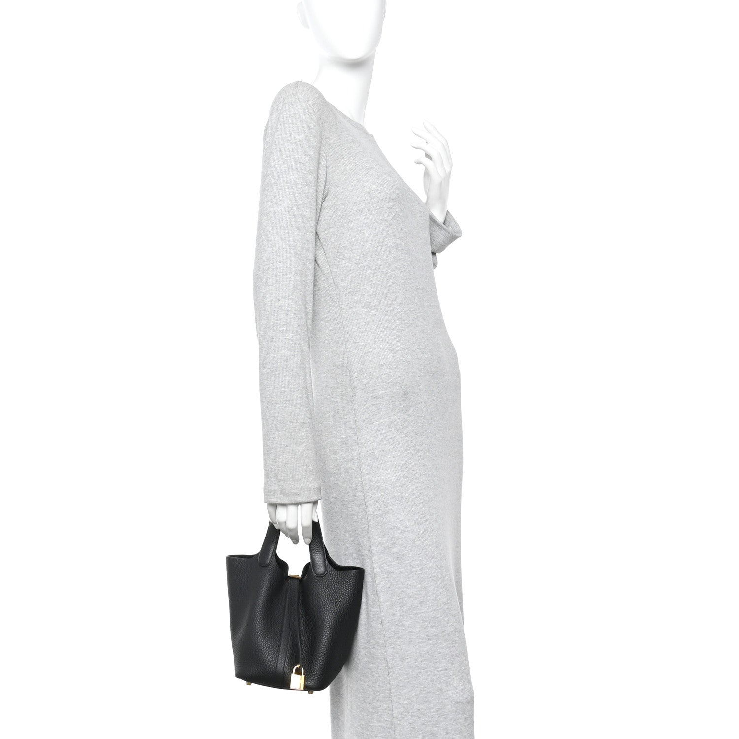 Hermes Taurillon Clemence Picotin Lock 18 PM Black 2 of 13