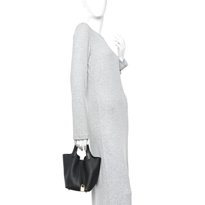 Hermes Taurillon Clemence Picotin Lock 18 PM Black 2 of 13