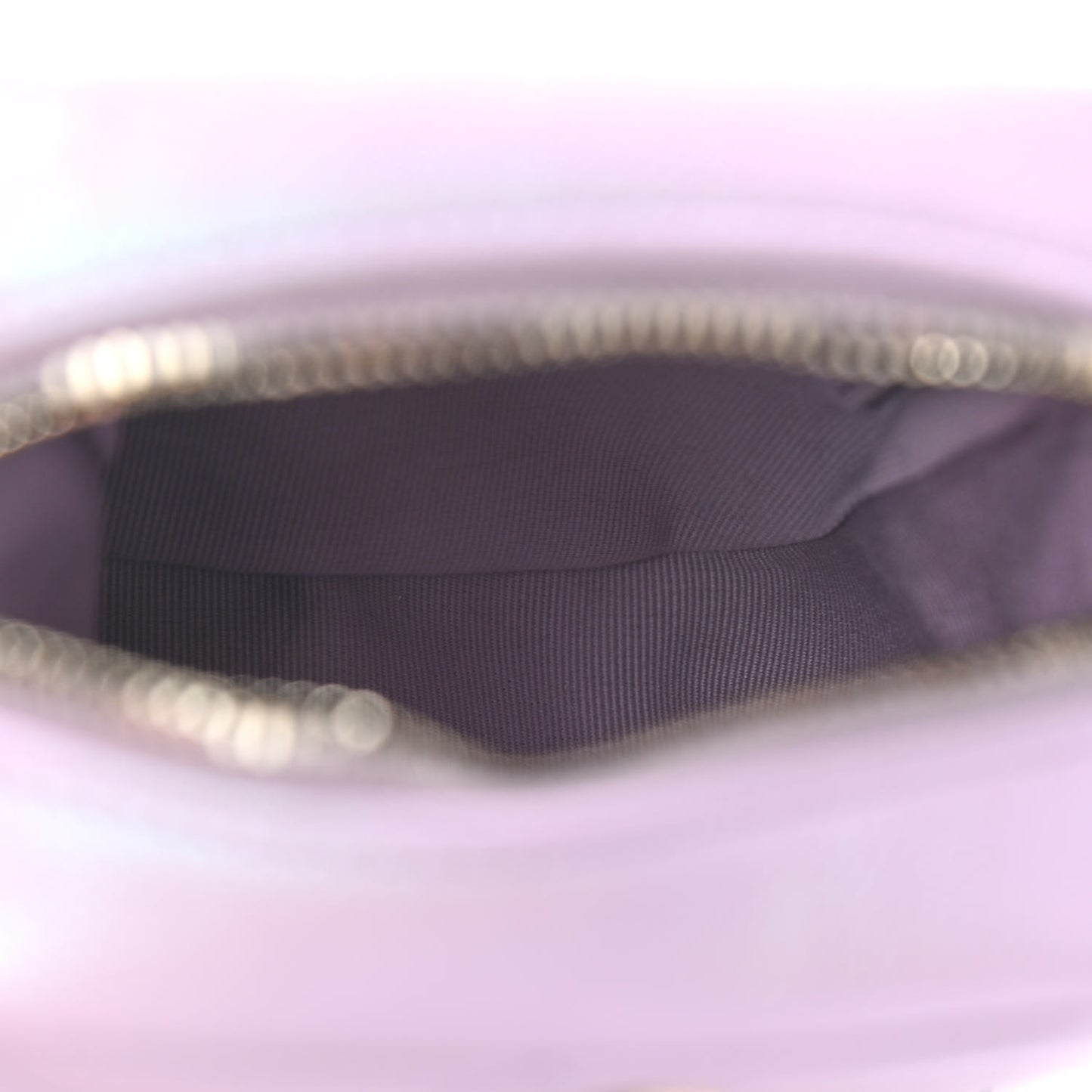 Iridescent Caviar Quilted Vertical My Perfect Camera Case Pink