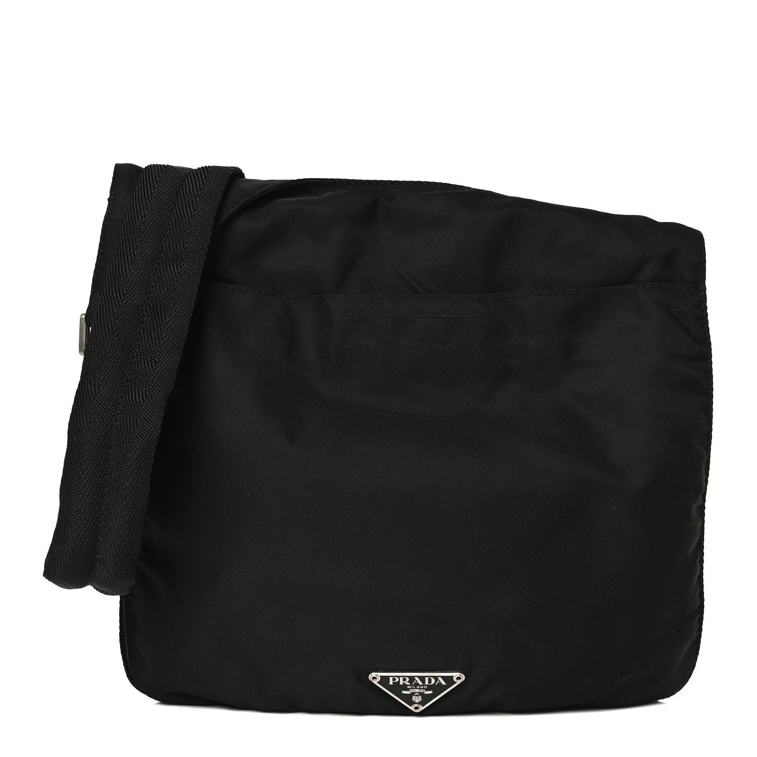 Prada Tessuto Nylon Crossbody Bag Black 1 of 13