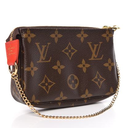 Louis Vuitton Monogram 2018 Christmas Animation Mini Cats Pochette Accessories 3 of 8
