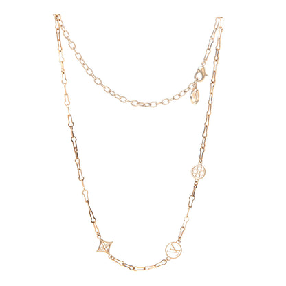 Louis Vuitton Metal Forever Young Short Necklace Gold 2 of 5