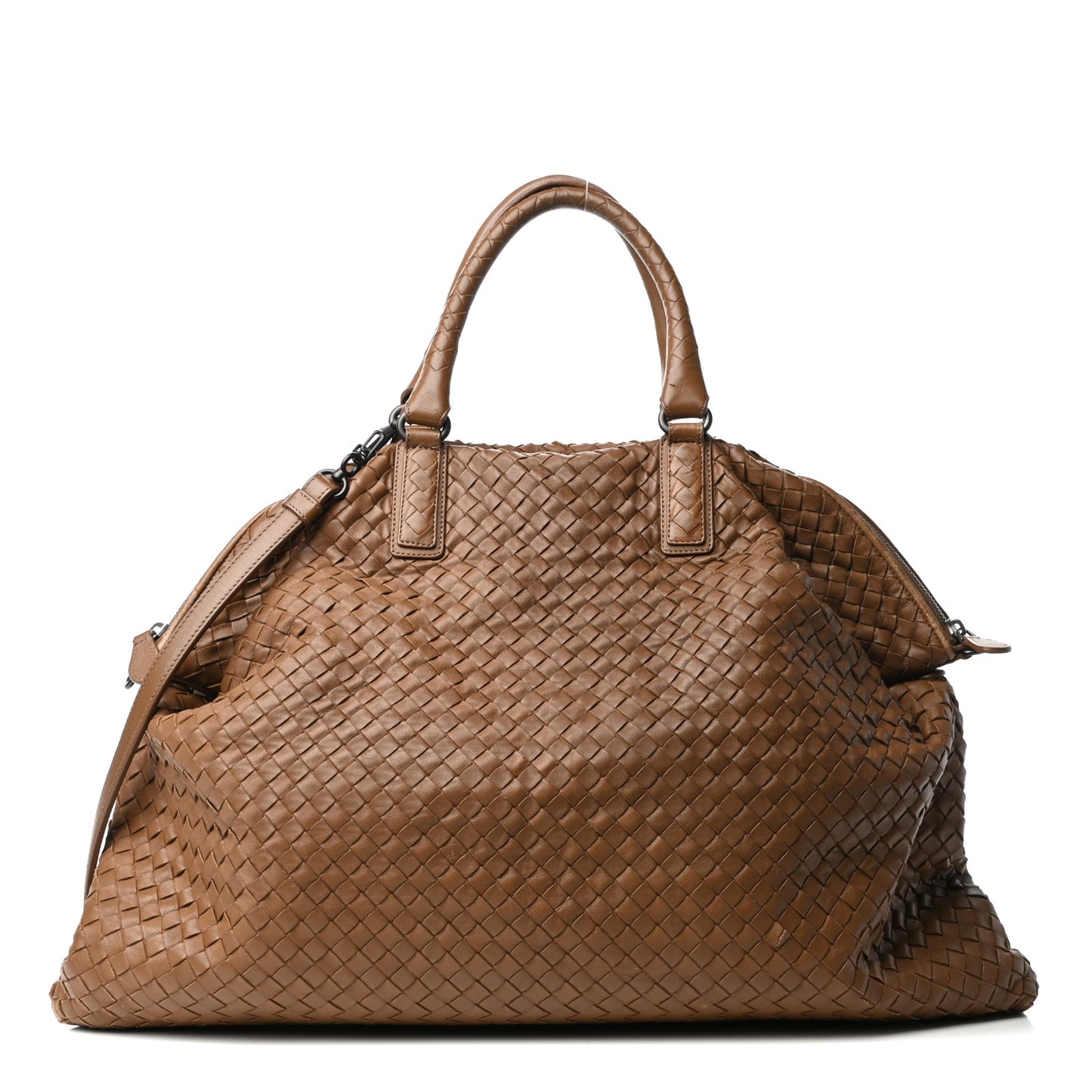 Nappa Intrecciato Maxi Convertible Tote Chene