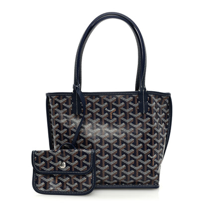 Goyard Goyardine Reversible Mini Anjou Navy 1 of 15