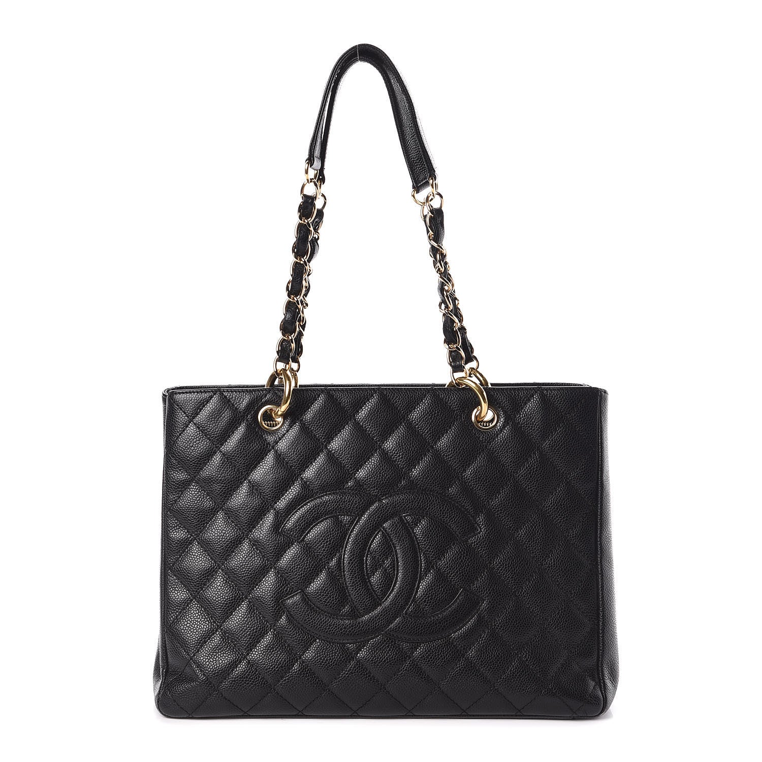 Chanel Caviar Quilted Grand Shopping Tote GST Black 1 of 13