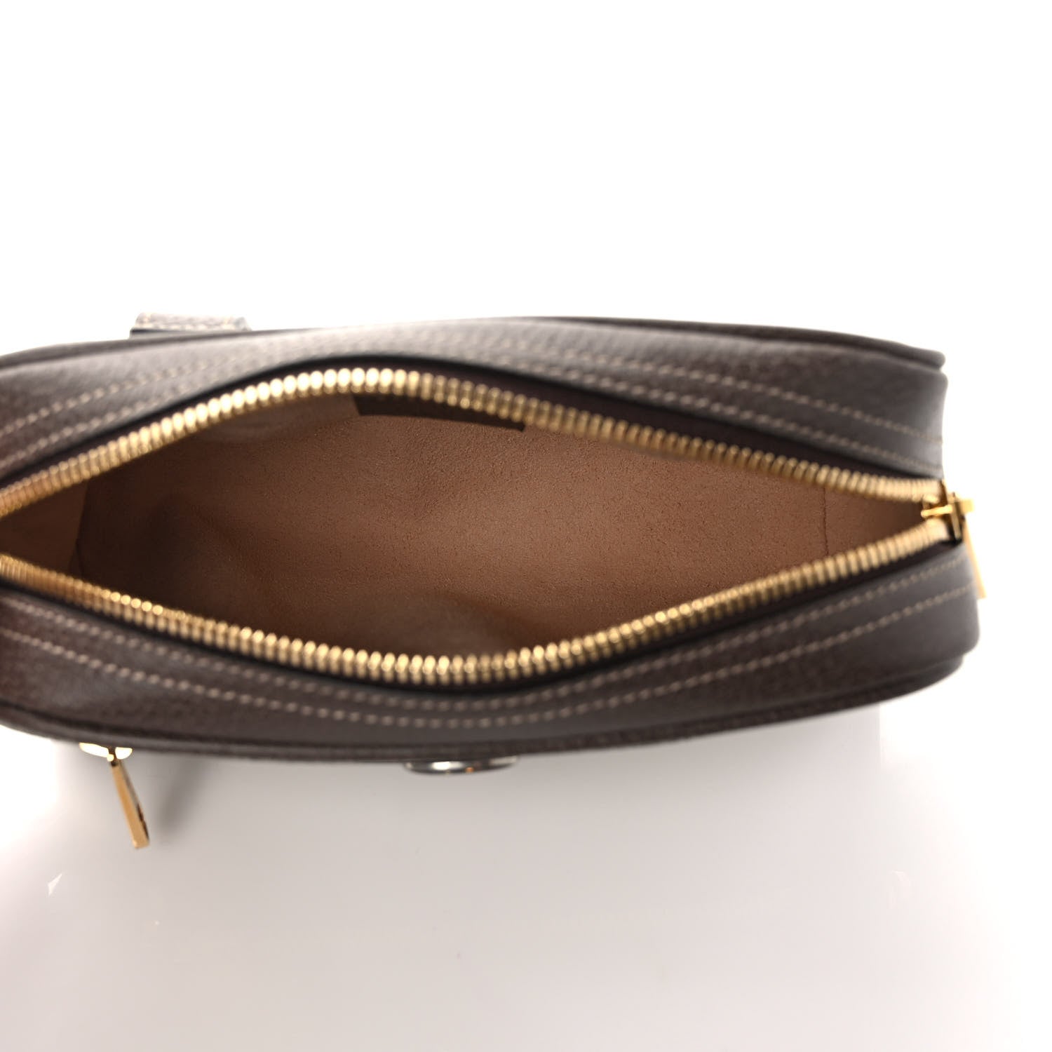 Gucci GG Supreme Monogram Web Small Ophidia Belt Bag 85 34 Dark Brown 5 of 10