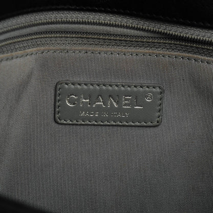 Chanel Calfskin Quilted Double Stitch New Medium Boy Flap Black 7 of 8