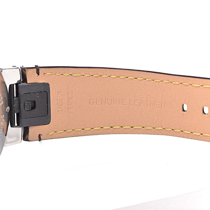 Louis Vuitton Stainless Steel Monogram 39mm Tambour GMT Automatic Watch Brown 8 of 9