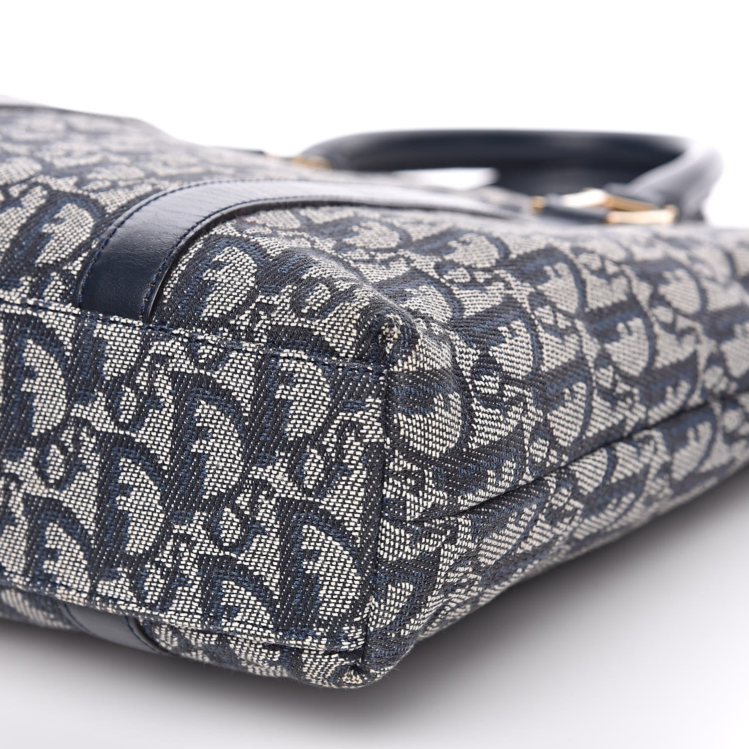 Christian Dior Monogram Tote Blue 9 of 14