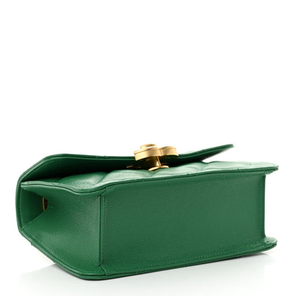 Chanel Caviar Quilted Mini CC Flap Green 4 of 10