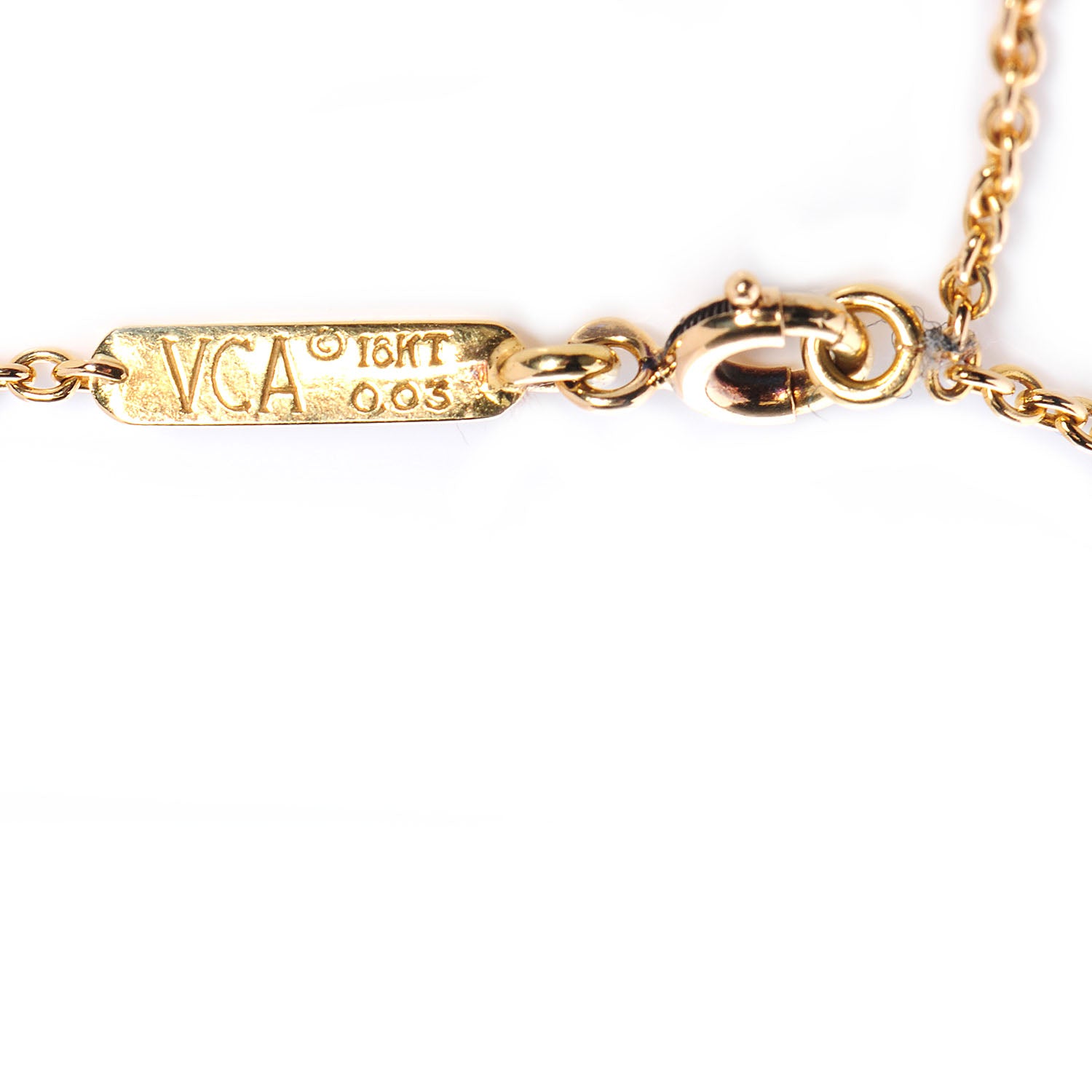 Van Cleef & Arpels 18K Yellow Gold Diamond Lapis Vintage Alhambra Butterfly Pendant Necklace 5 of 6