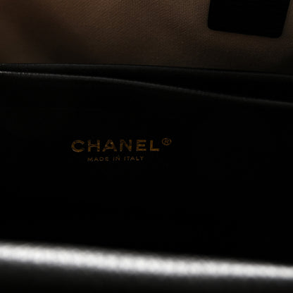 Chanel Grained Calfskin Stitched Urban Essentials Small Shopping Bag Black 6 of 10