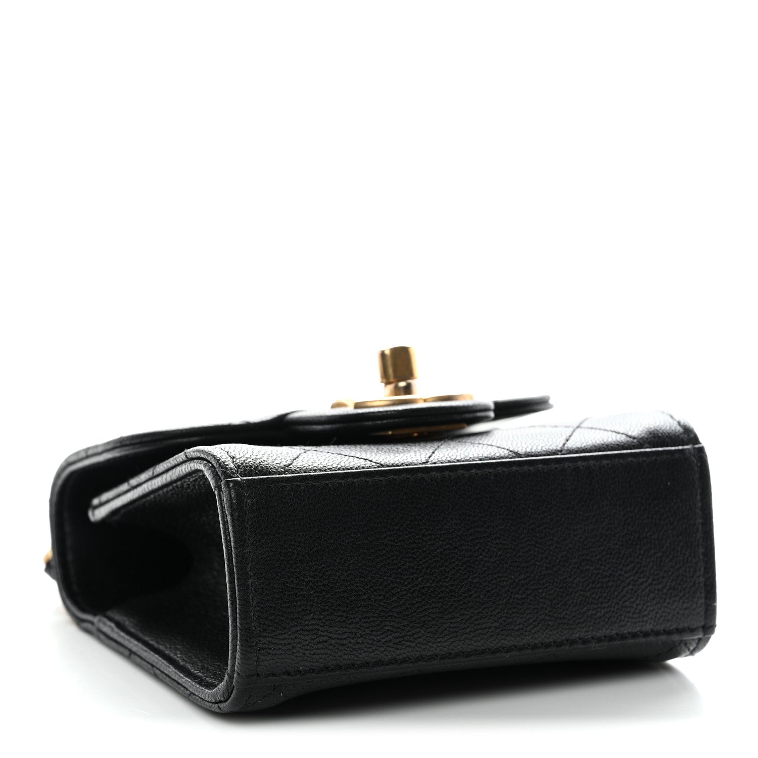 Chanel Lambskin Quilted Chic Pearls Flap Black 4 of 10
