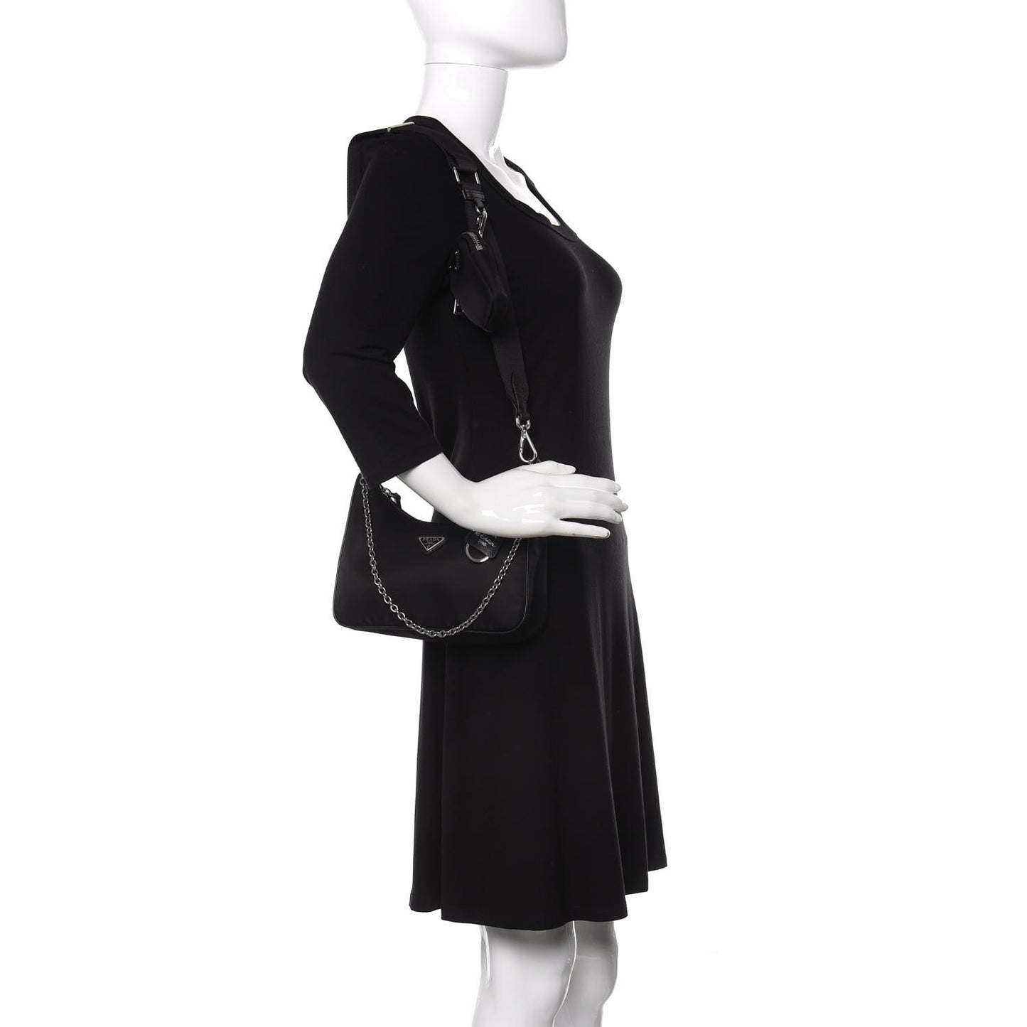 Nylon Re-Edition 2005 Shoulder Bag Black