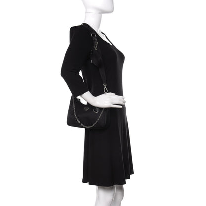 Prada Nylon Re-Edition 2005 Shoulder Bag Black 2 of 9
