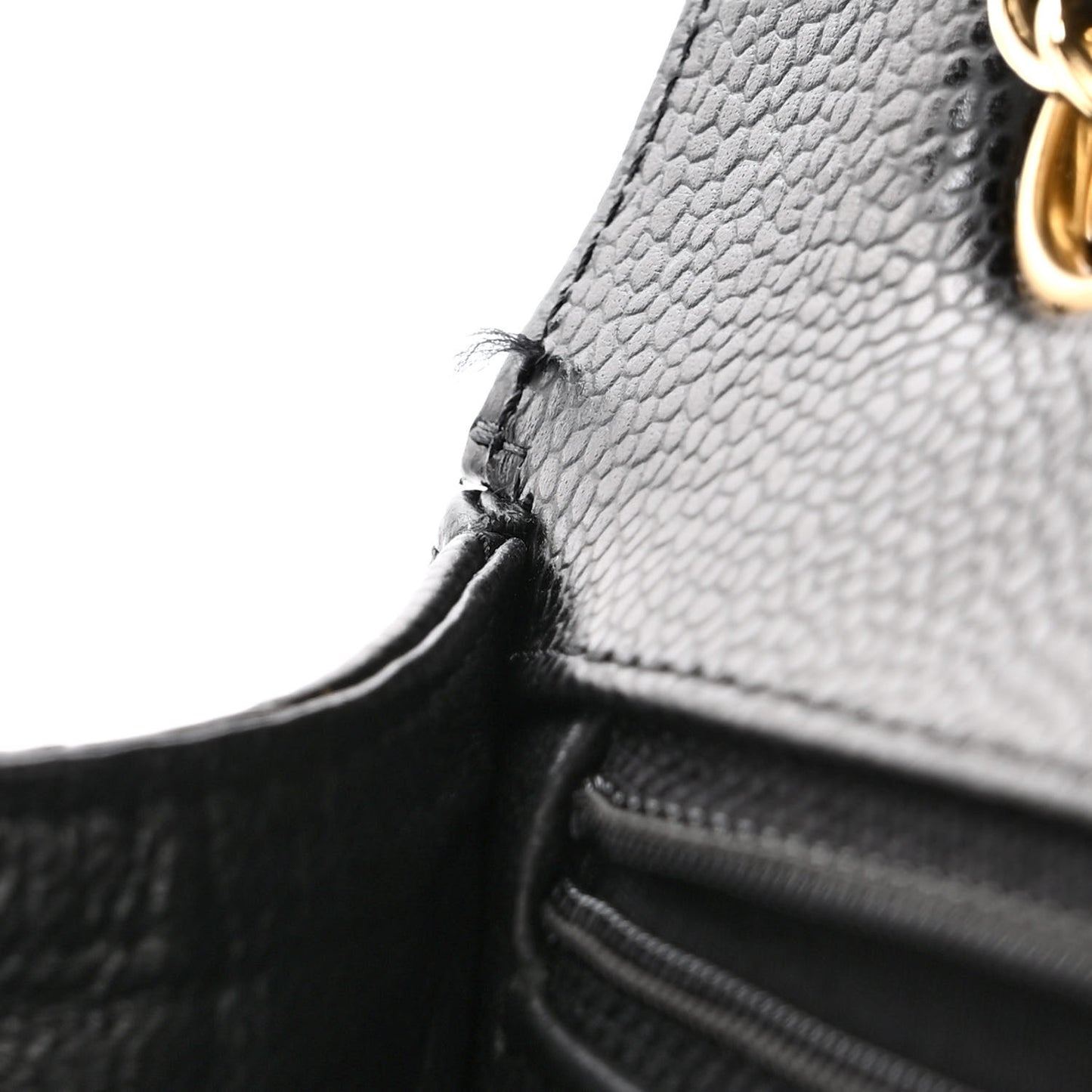 Caviar Quilted Maxi Single Flap Black