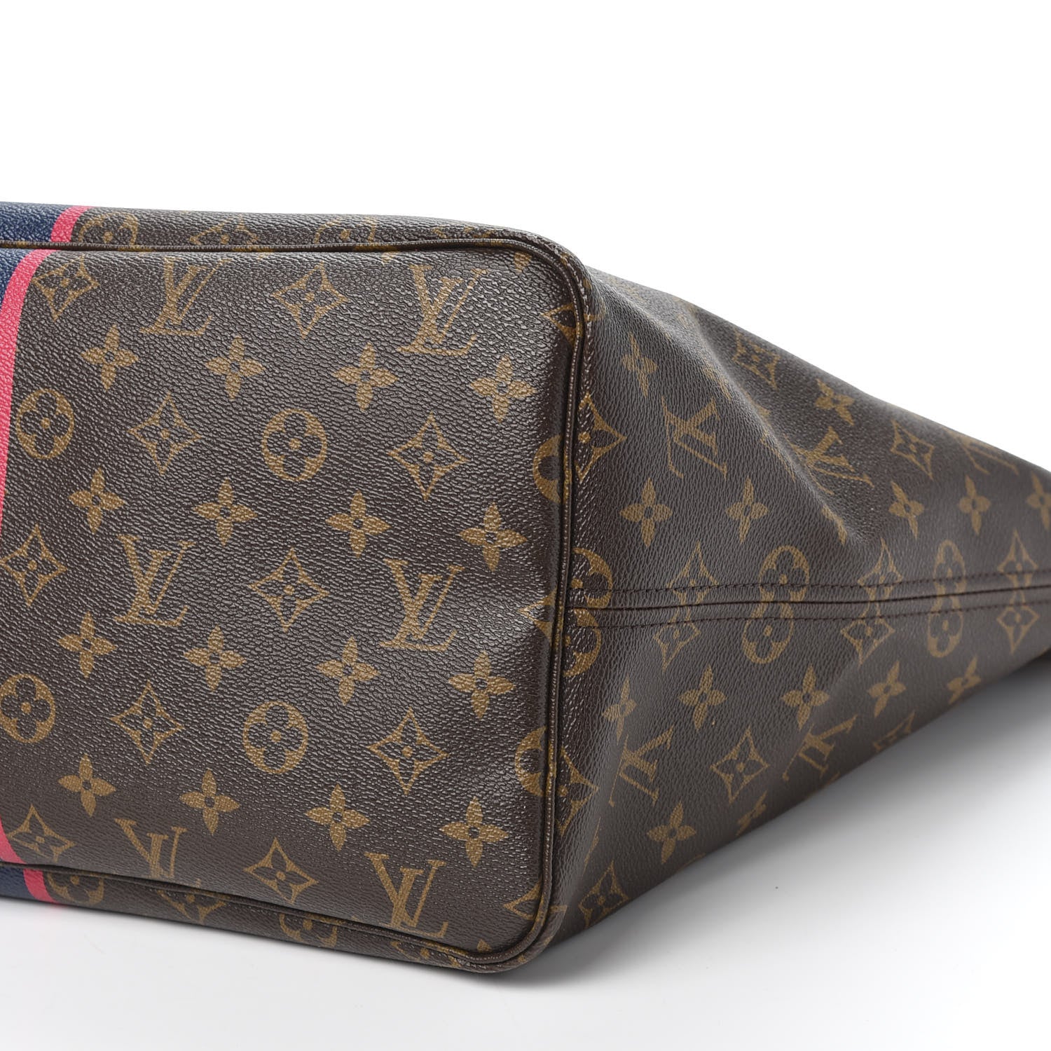 Louis Vuitton Monogram My LV Heritage Neverfull GM Blue Marine Fuchsia 6 of 9