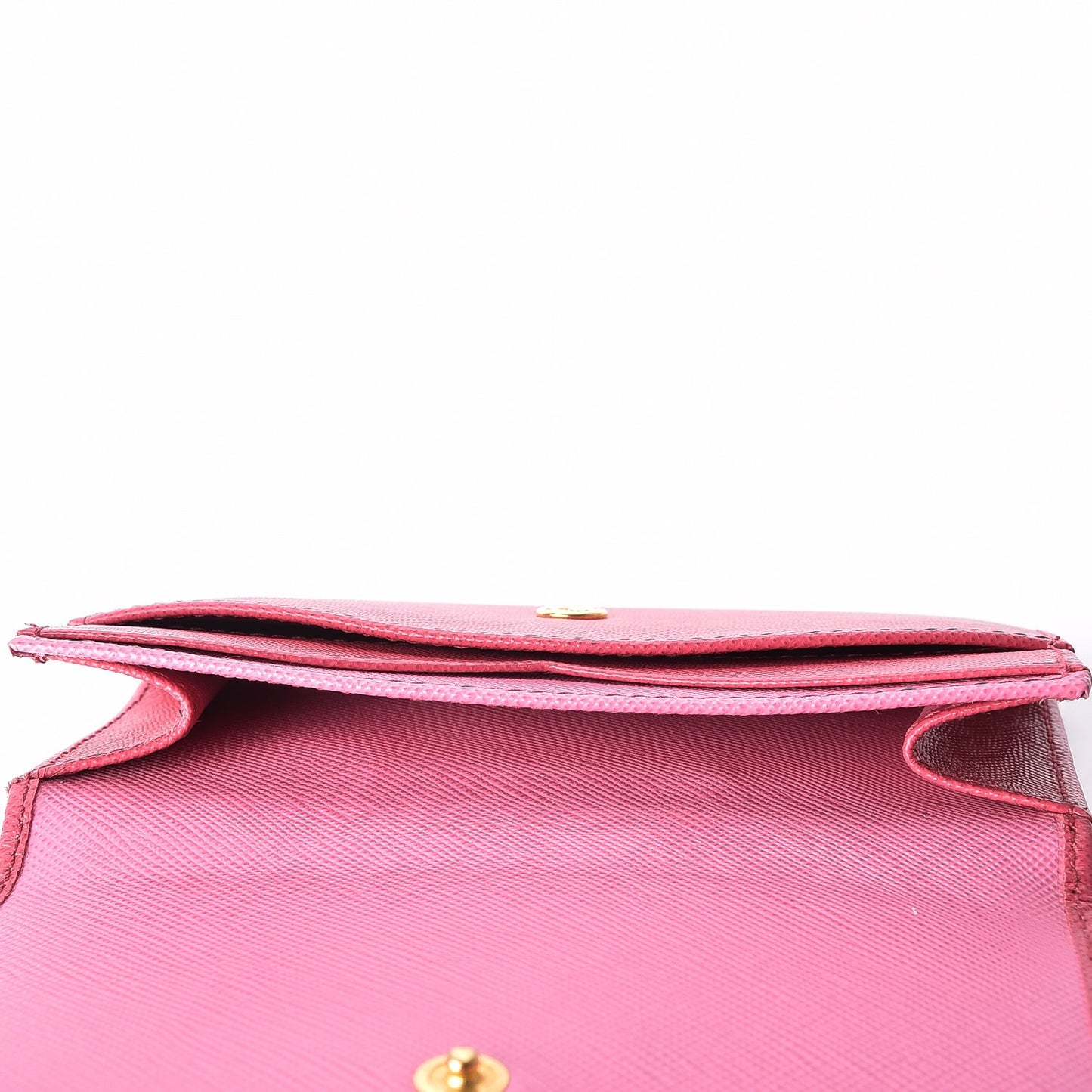 Saffiano Multicolor Compact Wallet Peonia Begonia