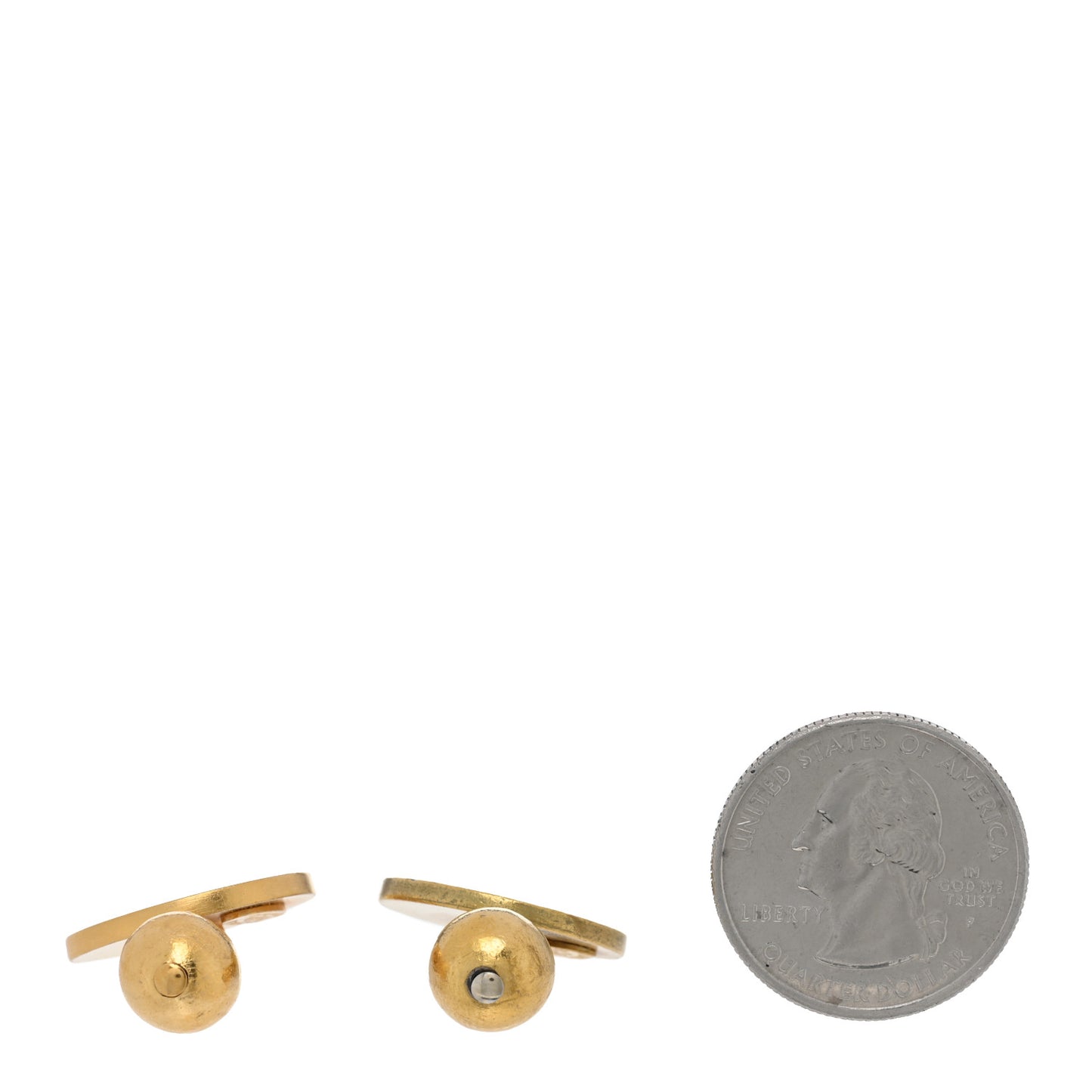 CC Cufflinks Gold