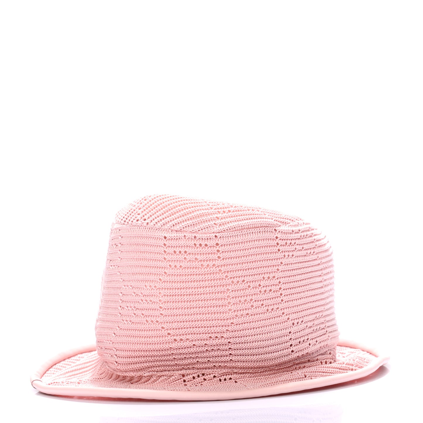 Cable Knit GG Monogram Fedora Pink