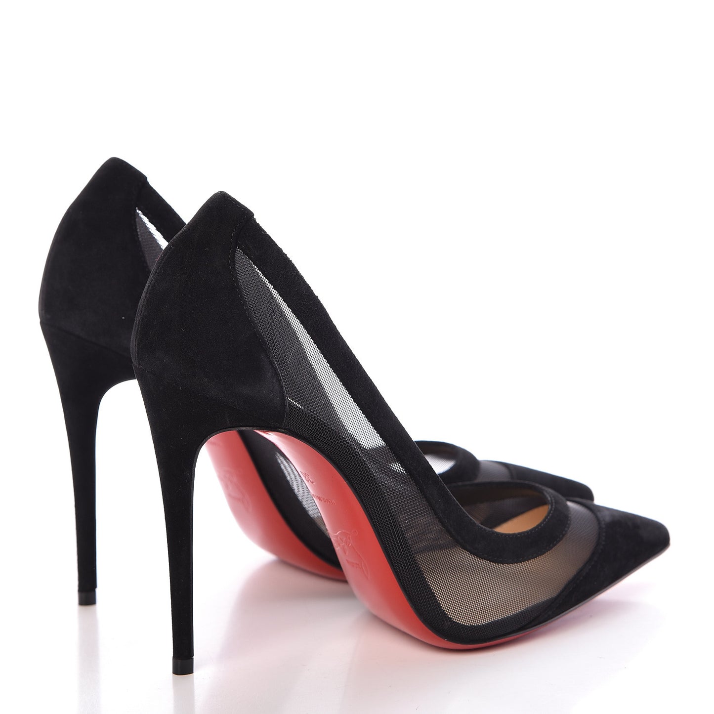 Veau Velours Rete Galativi 100 Pumps 36 Black