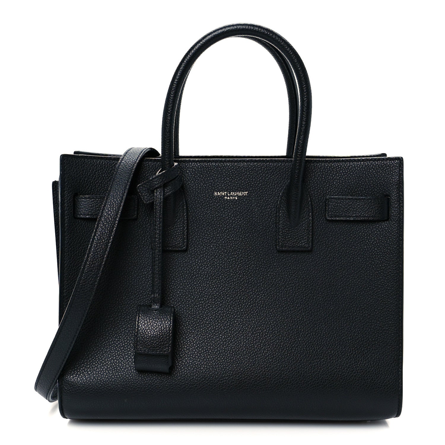 Saint Laurent Grained Calfskin Baby Sac De Jour Black 1 of 21