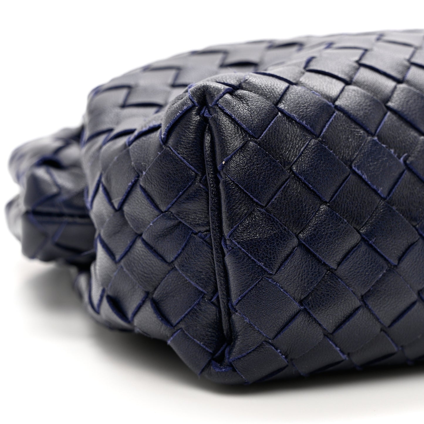 Nappa Intrecciato The Lauren 1980 Clutch Cobalt