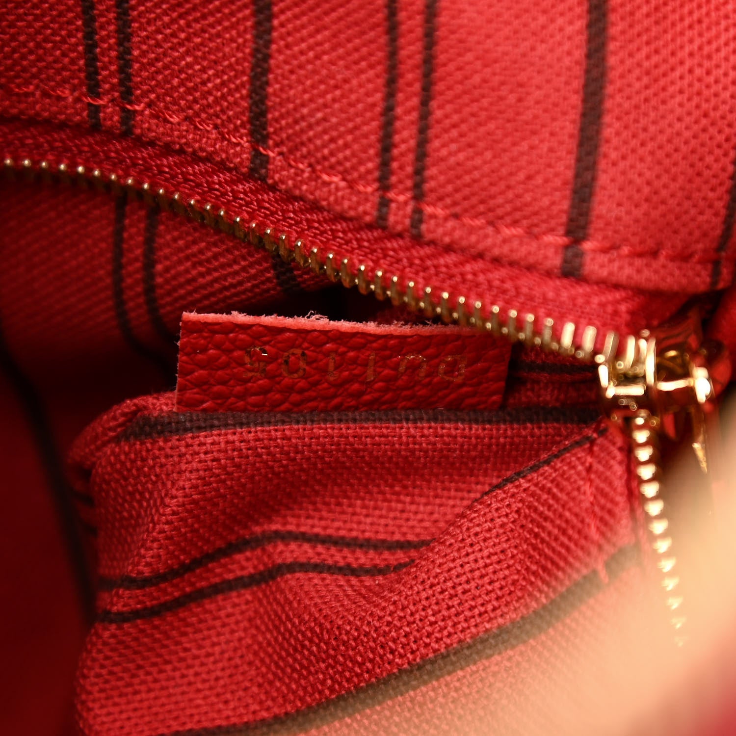 Louis Vuitton Empreinte Speedy Bandouliere 25 Cherry 7 of 10