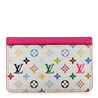Louis Vuitton LV X TM Monogram Multicolor Card Holder Kawaii Pink 1 of 6