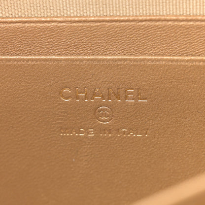 Chanel Lambskin Quilted CC Pearl Crush Camera Case Black 6 of 11