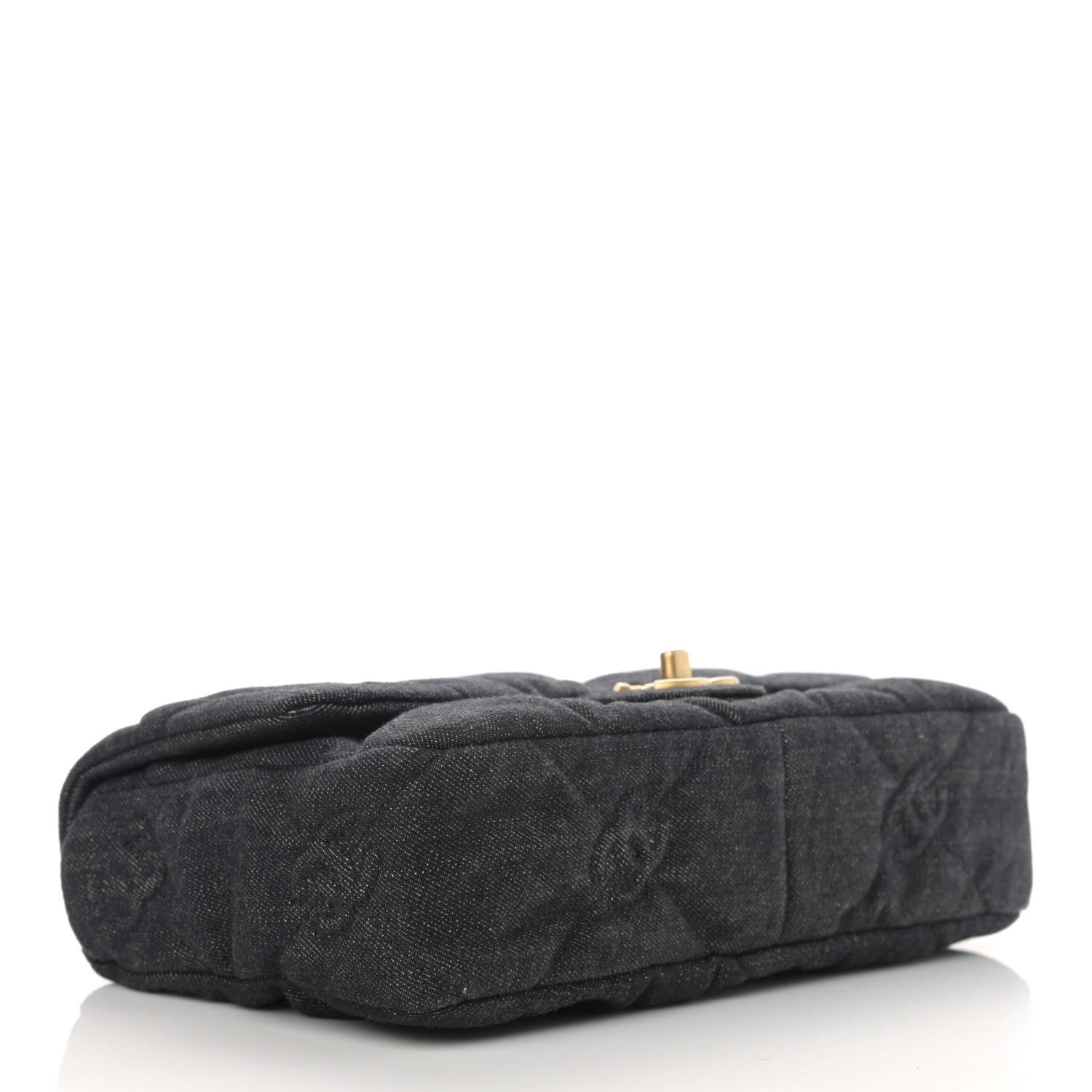 Chanel Denim Quilted Medium Funky Town Flap Black 4 of 10
