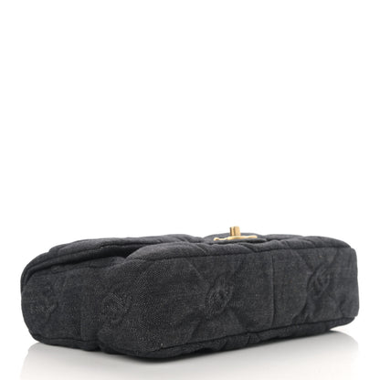 Chanel Denim Quilted Medium Funky Town Flap Black 4 of 10