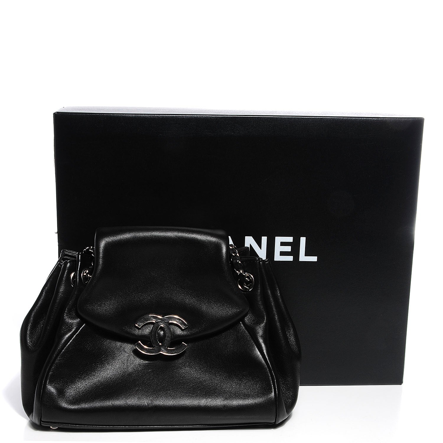 Chanel Lambskin Sensual Medium Flap Black 5 of 8