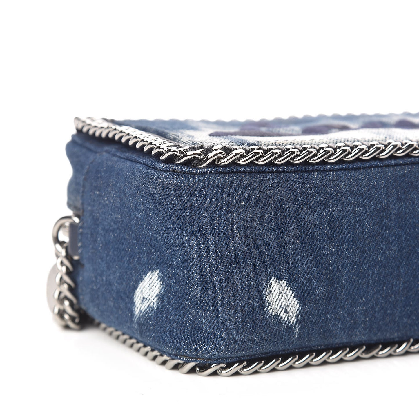 Denim Love Falabella Crossbody Camera Bag Blue