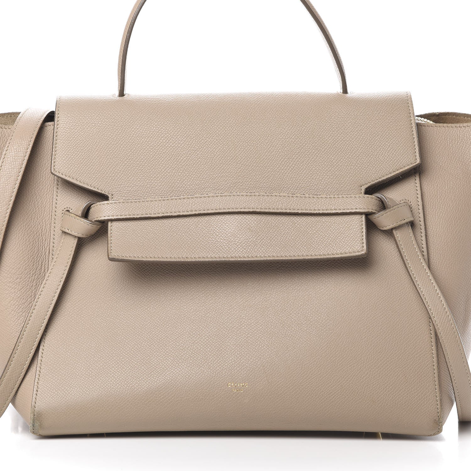 Celine Grained Calfskin Mini Belt Bag Light Taupe 9 of 23