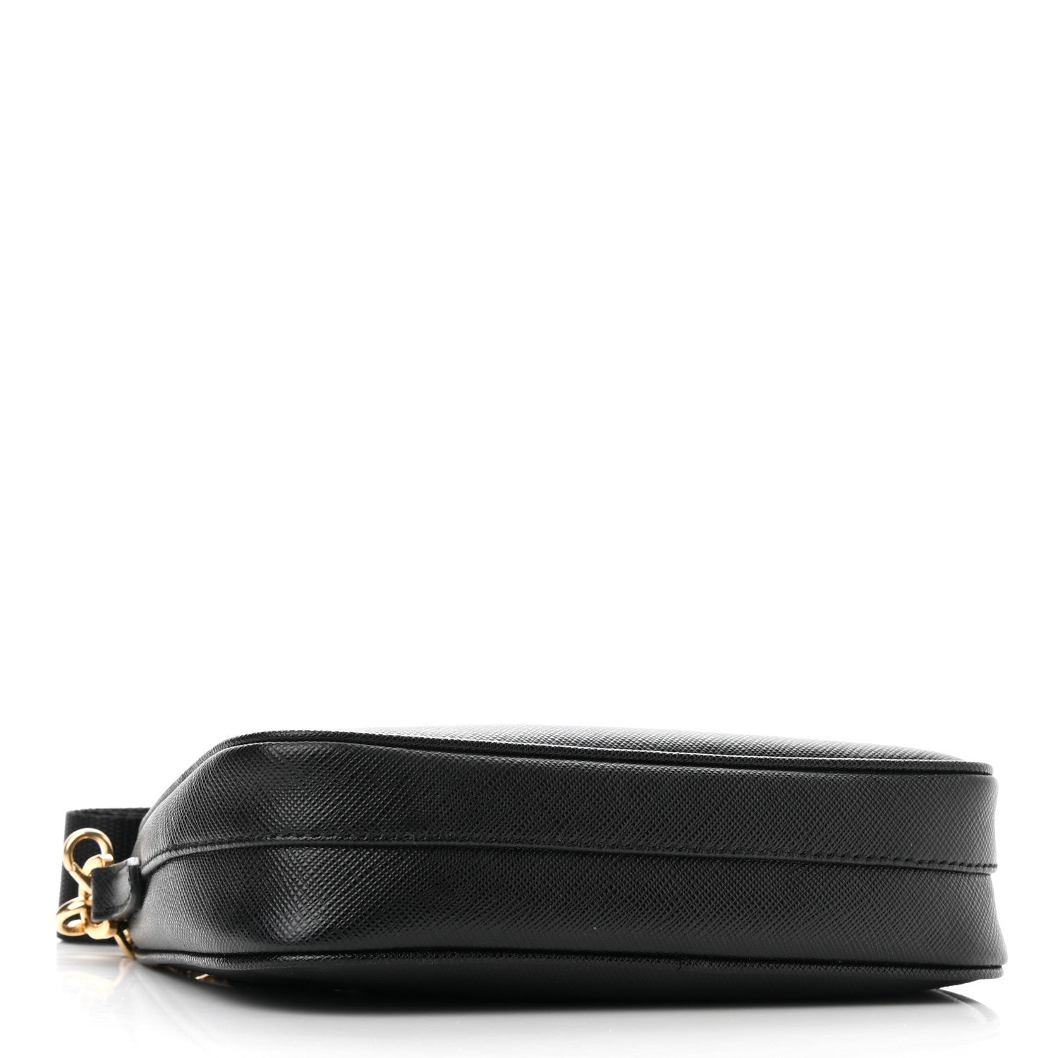 Prada Saffiano Lux Mini Shoulder Bag Black 3 of 8