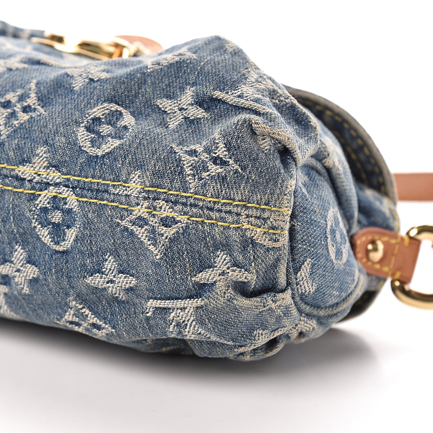 Louis Vuitton Monogram Denim Mini Pleaty Blue 10 of 11