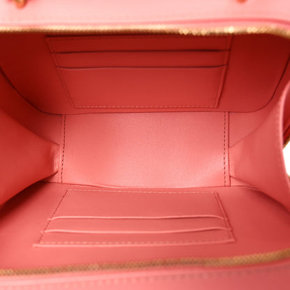Chanel Lambskin Quilted Top Handle Small Vanity Case Pink 5 of 11