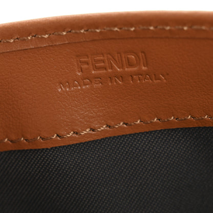 Fendi Vitello King Tamponato Logo Embossed Continental Wallet Cuoio 6 of 10