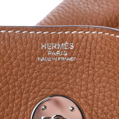 Hermes Taurillon Clemence Lindy 34 Gold 5 of 7