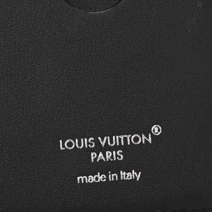 Louis Vuitton Monogram Macassar Magnetic Card Holder Black 6 of 8